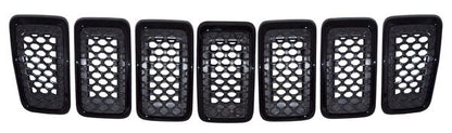 PARRILLA CON MOLDURA NEGRA JEEP CHEROKEE 2019-2020 JGO 7 PZAS TYG