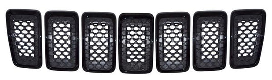PARRILLA CON MOLDURA NEGRA JEEP CHEROKEE 2019-2020 JGO 7 PZAS TYG