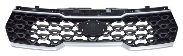 PARRILLA CON MOLDURA PLATA PARA EMBLEMA KIA SORENTO 2021 OVAL TYG