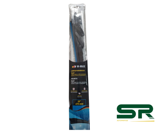 PLUMA LIMPIAPARABRISAS BANANA 19” 475MM W-MAX
