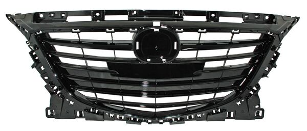 PARRILLA MAZDA 3 2014-2016 2.5L INSERTO S / MOLDURAS NEGRO BRILLANTE TYG