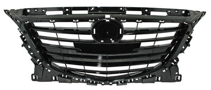 PARRILLA MAZDA 3 2014-2016 2.5L INSERTO S / MOLDURAS NEGRO BRILLANTE TYG