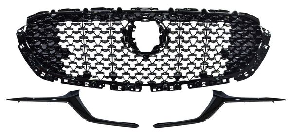 PARRILLA SIN HOYO PARA SENSOR CON MOLDURA NEGRA MAZDA CX-30 2020-2021 TYG