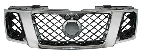PARRILLA NEGRA NISSAN FRONTIER 2005-2017 F / CROMADO TYG