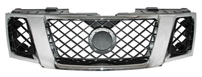 PARRILLA NEGRA NISSAN FRONTIER 2005-2017 F / CROMADO TYG