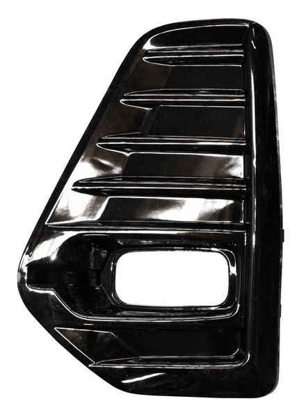 REJILLA IZQUIERDO PARA FARO DE NIEBLA NEGRA NISSAN KICKS 2021-2024 BRILLANTE 352 TYG