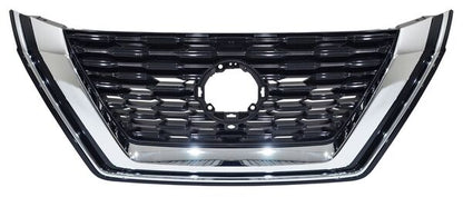 PARRILLA CON HOYO PARA CÁMARA CON MOLDURA CROMADA NISSAN X-TRAIL 2023-2025 / ROGUE 2021-2023 SOLO USA TYG