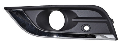 REJILLA IZQUIERDO CON HOYO PARA SENSOR PARA FARO DE NIEBLA CROMADA RENAULT KOLEOS 2017-2019 FILO TYG