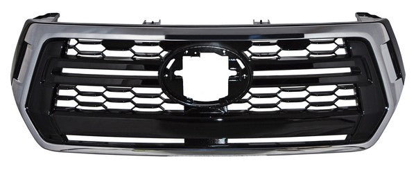 PARRILLA CON MOLDURA CROMADA TOYOTA HILUX 2019-2020 ROCCO / REVO TYG
