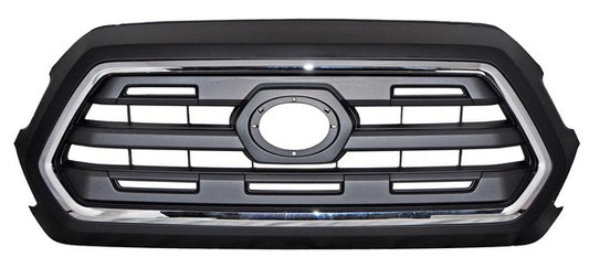 PARRILLA CON MOLDURA CROMADA NEGRA TOYOTA TACOMA 2016-2019 TYG
