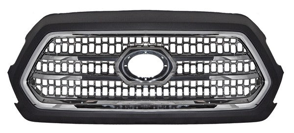 PARRILLA CROMADA TOYOTA TACOMA 2016-2019 HUMO FILO NEGRO TYG