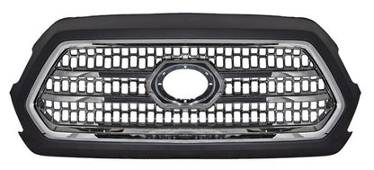 PARRILLA CROMADA TOYOTA TACOMA 2016-2019 HUMO FILO NEGRO TYG