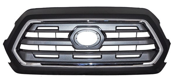 PARRILLA CON MOLDURA CROMADA NEGRA GRIS TOYOTA TACOMA 2016-2019 FILO TYG