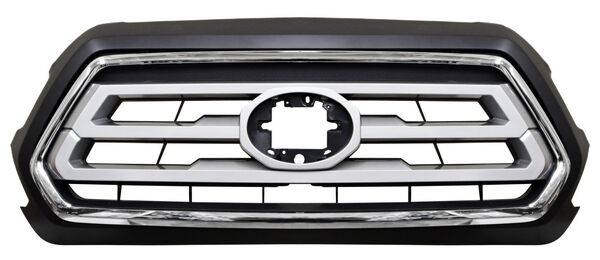 PARRILLA CROMADA NEGRA PLATA TOYOTA TACOMA 2020-2022 CENT C / FILO TYG