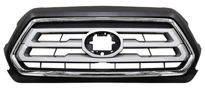 PARRILLA CROMADA NEGRA PLATA TOYOTA TACOMA 2020-2022 CENT C / FILO TYG