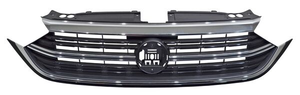 PARRILLA CON MOLDURA CENTRAL SUPERIOR CROMADA VOLKSWAGEN JETTA 2022-2024 Y TYGU TYG