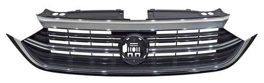 PARRILLA CON MOLDURA CENTRAL SUPERIOR CROMADA VOLKSWAGEN JETTA 2022-2024 Y TYGU TYG