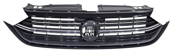 PARRILLA CON MOLDURA CENTRAL CON MOLDURA SUPERIOR CROMADA NEGRA VOLKSWAGEN JETTA 2022-2024 TYG