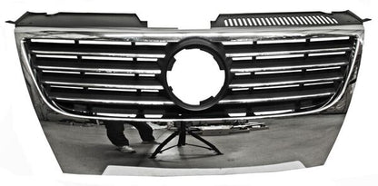 PARRILLA SIN HOYO PARA SENSOR CON MARCO VOLKSWAGEN PASSAT 2006-2011 FILOS CROMADOS TYG