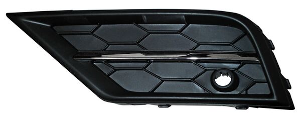 REJILLA IZQUIERDO CON HOYO PARA SENSOR CROMADA VOLKSWAGEN TIGUAN 2018-2021 C / MOLD TYG