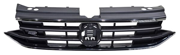 PARRILLA CROMADA NEGRA VOLKSWAGEN TIGUAN 2022-2024 C / FILO TYG