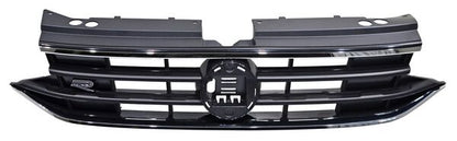 PARRILLA CROMADA NEGRA VOLKSWAGEN TIGUAN 2022-2024 C / FILO TYG