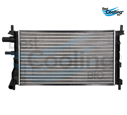 RADIADOR ALUMINIO ANTICONGELANTE FORD FIESTA 4L 1.3 LTS 1998-2001 CON Y SIN A/C TRANSMISIÓN MANUAL 1001855 35785 BEST COOLING