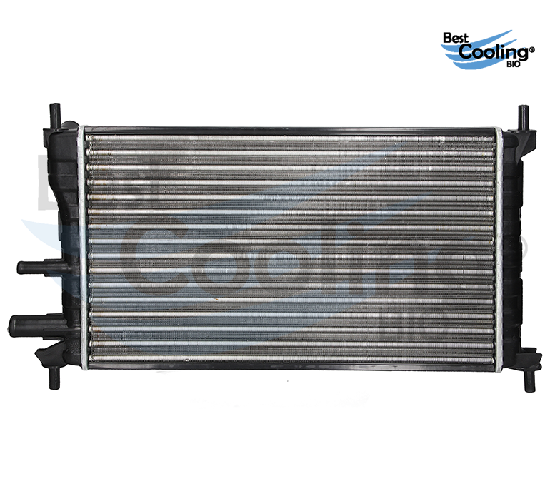 RADIADOR ALUMINIO ANTICONGELANTE FORD FIESTA 4L 1.3 LTS 1998-2001 CON Y SIN A/C TRANSMISIÓN MANUAL 1001855 35785 BEST COOLING