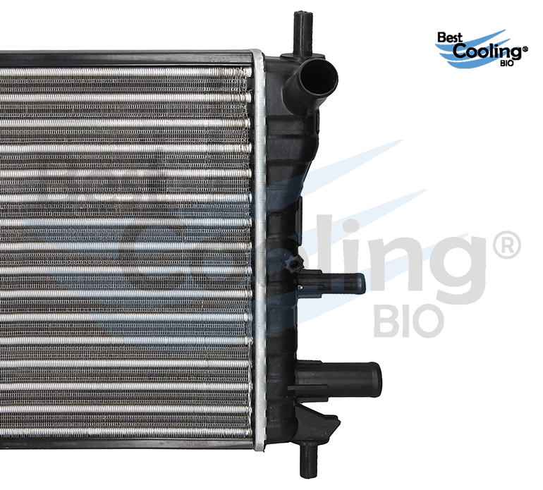 RADIADOR ALUMINIO ANTICONGELANTE FORD FIESTA 4L 1.3 LTS 1998-2001 CON Y SIN A/C TRANSMISIÓN MANUAL 1001855 35785 BEST COOLING