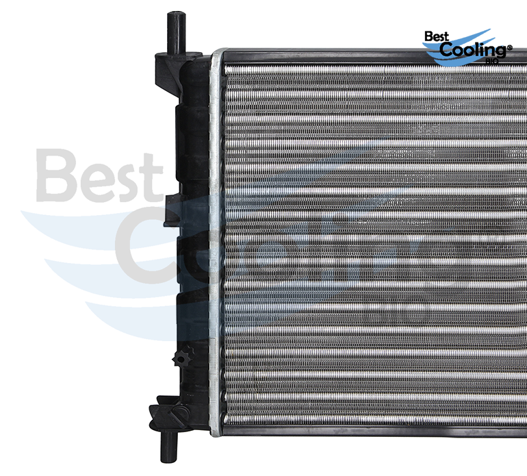 RADIADOR ALUMINIO ANTICONGELANTE FORD FIESTA 4L 1.3 LTS 1998-2001 CON Y SIN A/C TRANSMISIÓN MANUAL 1001855 35785 BEST COOLING
