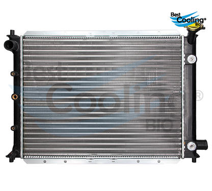 RADIADOR ALUMINIO ANTICONGELANTE FORD ESCORT 4L 1.8 LTS 1991-2002 ESCORT 4L 1.9 LTS 1991-2002 ESCORT 4L 2.0 LTS 1991-2002 CON Y SIN A/C FOCZ 8005-D 35574 BEST COOLING