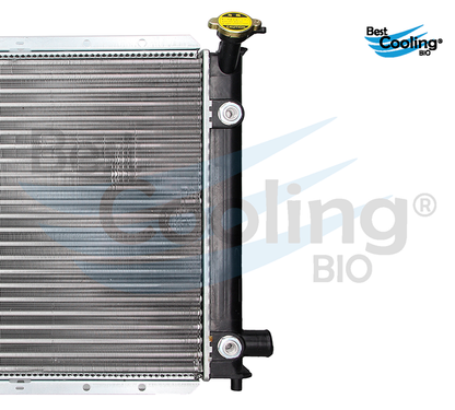 RADIADOR ALUMINIO ANTICONGELANTE FORD ESCORT 4L 1.8 LTS 1991-2002 ESCORT 4L 1.9 LTS 1991-2002 ESCORT 4L 2.0 LTS 1991-2002 CON Y SIN A/C FOCZ 8005-D 35574 BEST COOLING