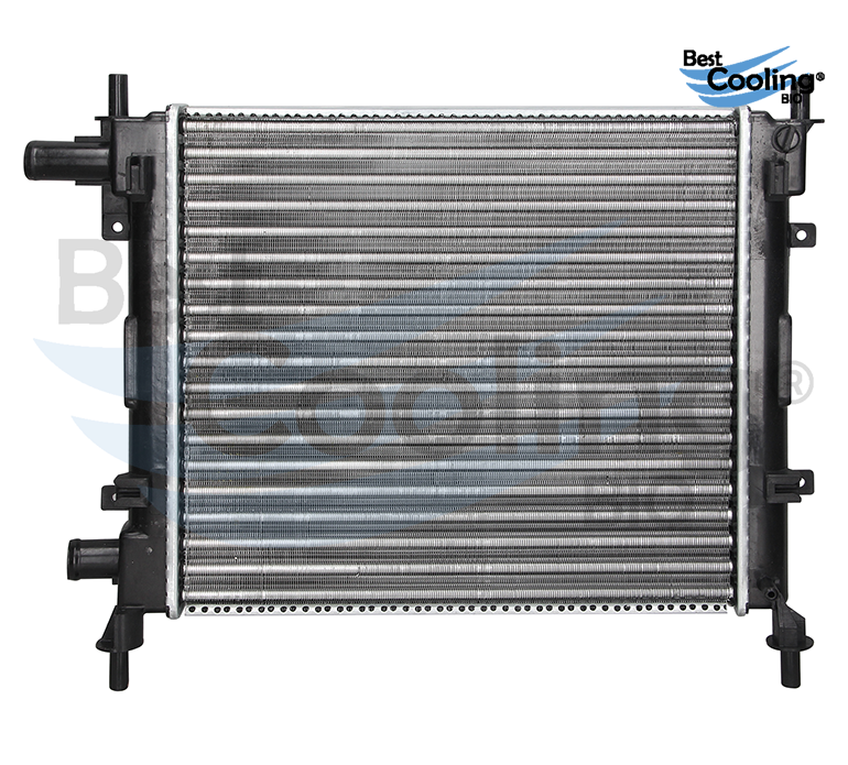 RADIADOR ANTICONGELANTE FORD KA 4L 1.6 LTS 2001-2008 CON A/C TRANSMISIÓN MANUAL BEST COOLING