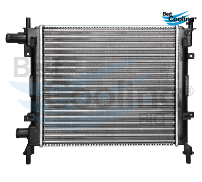 RADIADOR ANTICONGELANTE FORD KA 4L 1.6 LTS 2001-2008 CON A/C TRANSMISIÓN MANUAL BEST COOLING
