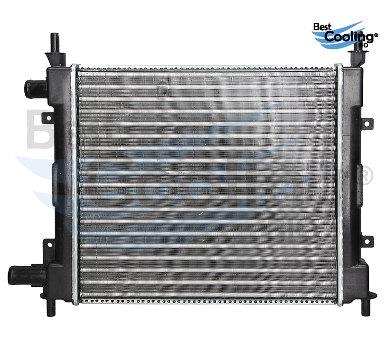 RADIADOR ANTICONGELANTE FORD KA 4L 1.6 LTS 2001-2008 CON A/C TRANSMISIÓN MANUAL BEST COOLING