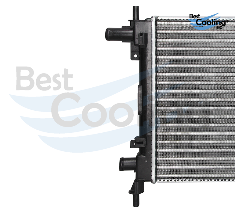RADIADOR ANTICONGELANTE FORD KA 4L 1.6 LTS 2001-2008 CON A/C TRANSMISIÓN MANUAL BEST COOLING