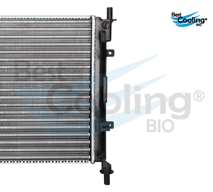 RADIADOR ANTICONGELANTE FORD KA 4L 1.6 LTS 2001-2008 CON A/C TRANSMISIÓN MANUAL BEST COOLING