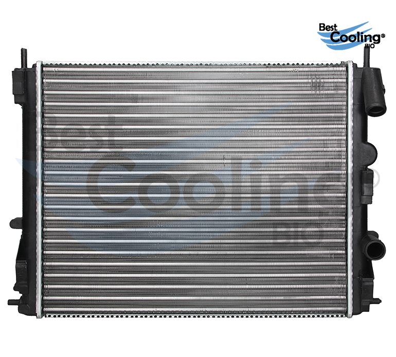 RADIADOR ANTICONGELANTE NISSAN PLATINA 4L 1.6 LTS 2002-2010 APRIO 4L 1.6 LTS 2008-2010 RENAULT CLIO 4L 1.6 LTS 2002-2010 SIN A/C TRANSMISIÓN MANUAL ALUMINO =21400-00QAB =35777 BEST COOLING