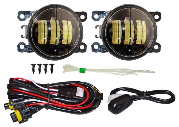 FARO DE NIEBLA NISSAN SENTRA 2010-2012 / RANGER 2013-2016 / EXPLORER 2011-2015 / FIESTA 2008-2016 / FIGO 2016-2018 / FOCUS 2009-2014 / ECOSPORT 2013-2015 / DUSTER 2013-2016 / GRAND VITARA / SWIFT / SX4 2007-2015 352 LED JGO TYG