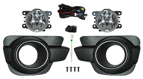 FARO DE NIEBLA RENAULT KWID 2019-2022 C / PARRILLA NEGRA JGO 352 TYG