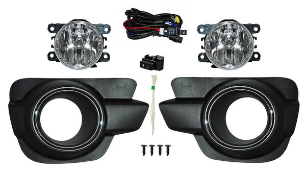 FARO DE NIEBLA RENAULT KWID 2019-2022 C / PARRILLA FILO CROM JGO 352 TYG
