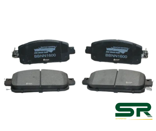 BALATA DEL SEMIMETÁLICA (KICKS 21-24 5BIRLOS) NISSAN SENTRA B-18 2.0L 21-24 YOKOMITSU