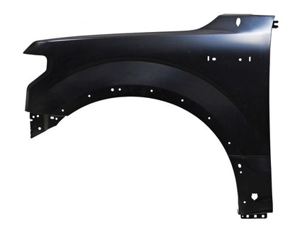 SALPICADERA IZQUIERDA CON HOYO PARA SENSOR ALUMINIO FORD PU 2015-2020 P / MOLD LAT TYG