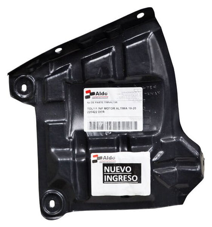 TOLVA INFERIOR NISSAN MOTOR ALTIMA 2019-2023 DERECHA TYG