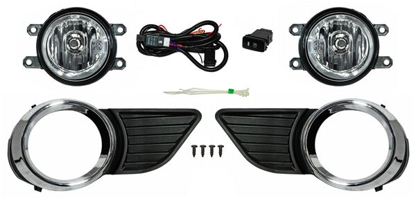 FARO DE NIEBLA TOYOTA SIENNA 2011-2017 C / PARRILLA FILO CROM JGO 352 TYG