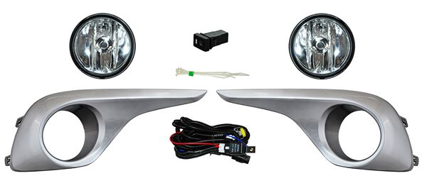 FARO DE NIEBLA TOYOTA HIGHLANDER 2011-2013 C / PARRILLA PLATA JGO 352 TYG