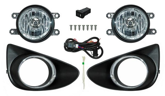 FARO DE NIEBLA TOYOTA YARIS 2012-2014 5P C / PARRILLA FILO CROM JGO 352 TYG