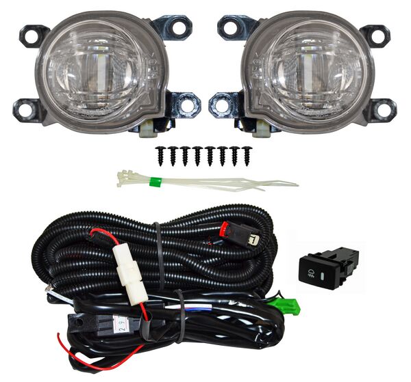FARO DE NIEBLA TOYOTA COROLLA / RAV4 2020-2022 / HILUX 2019-2022 LED JGO 352 TYG