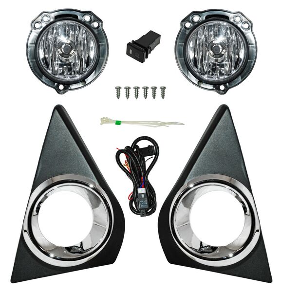 FARO DE NIEBLA TOYOTA AVANZA 2020-2021 C / PARRILLA FILO CROM JGO 352 580.12 TYG