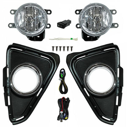 FARO DE NIEBLA TOYOTA RAV4 2016-2018 C / PARRILLA FILO CROM JGO 352 550.04 TYG